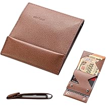 Amazon | [アブラサス] 薄い財布 レザー 薄型 メンズ レディース